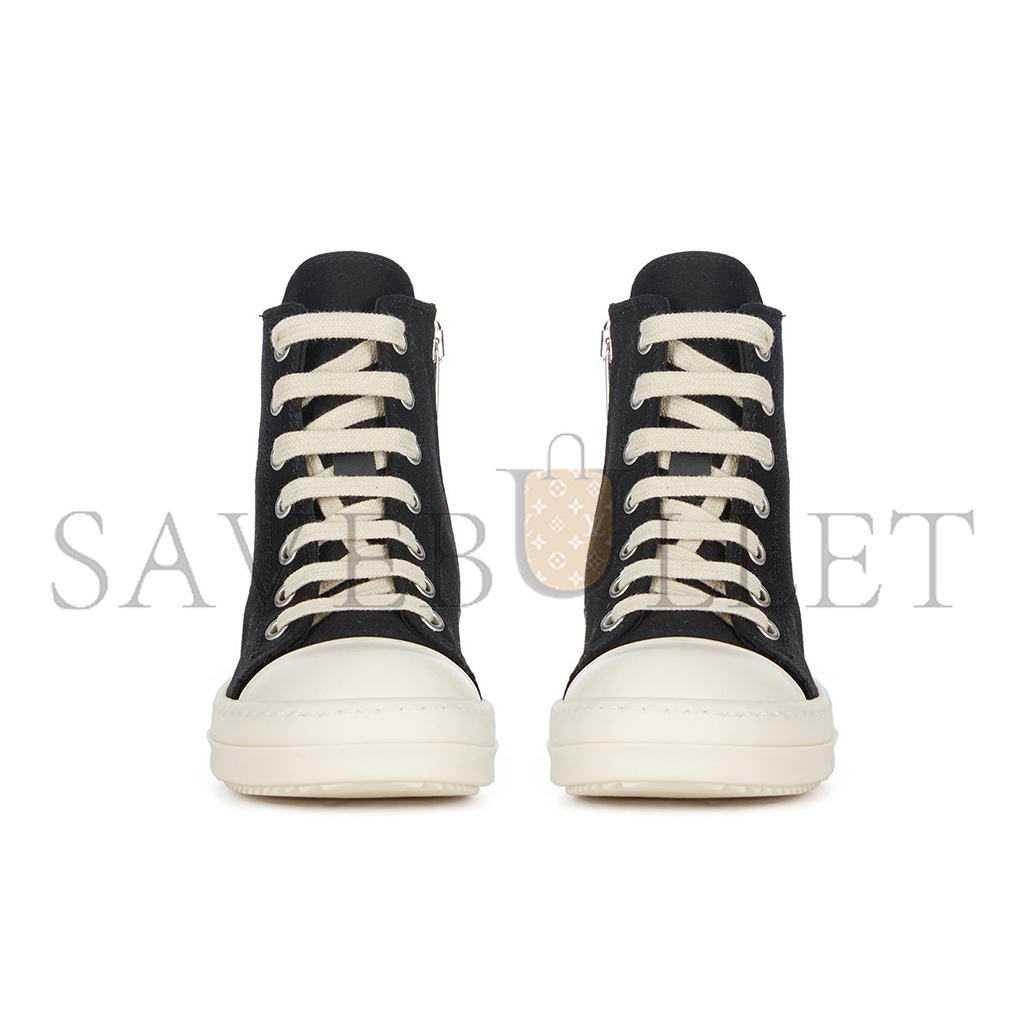 RICK OWENS BABYGEO SNEAKS IN BLACK MILK MILK DOESKIN TO915864